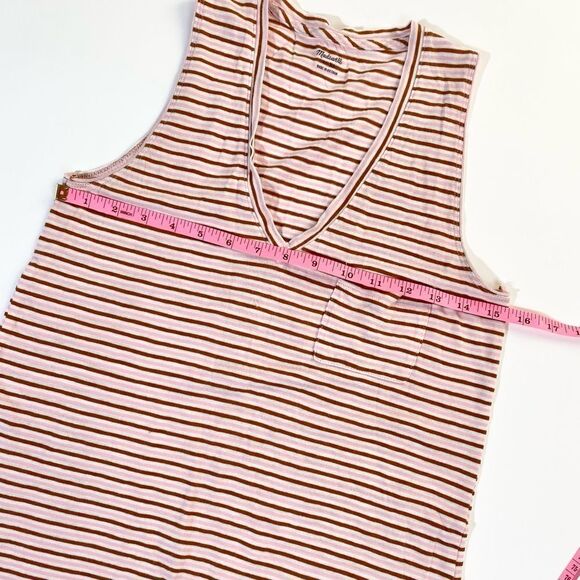 Madewell striped vneck tank XS - Picture 8 of 8
